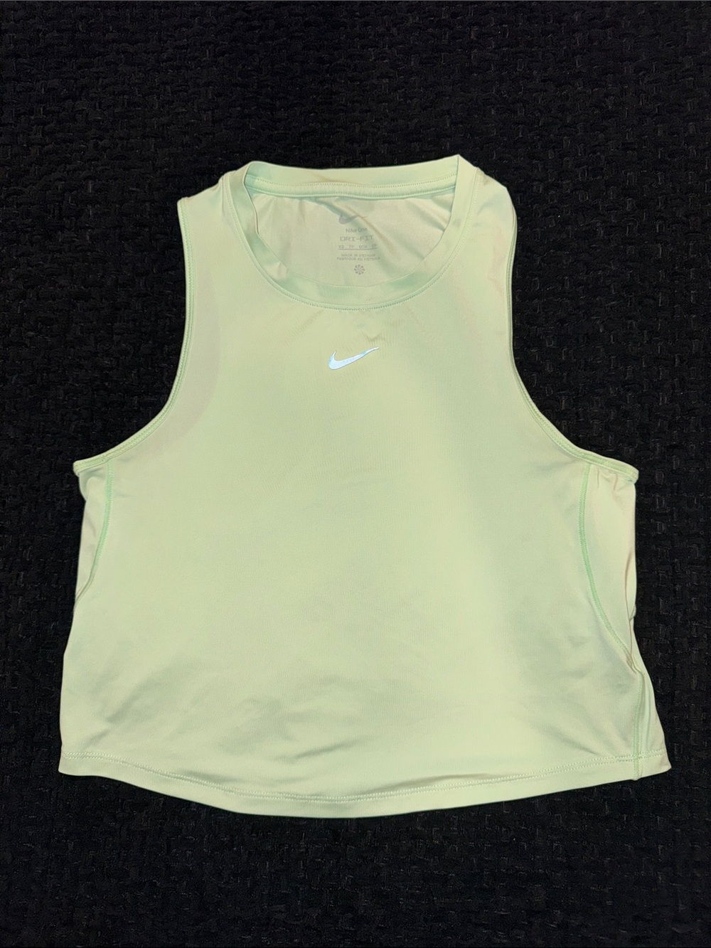 Green Nike dri-fit tank top
